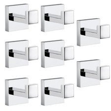 Towel Hooks For Bathrooms, Chrome Polished Towel Hook For Kitchen Bathroom, S...