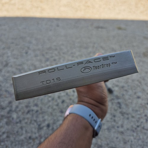 Teardrop roll face - face, putter