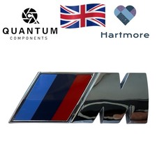 Silver  M Sport Boot Rear Emblem Sticker Fender Badge for BMW 5.5 x 2.0cm