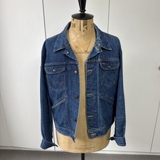 Vintage Wrangler 124MJ Denim Jacket USA Made – Late 60s / Early 70s – Size 46 