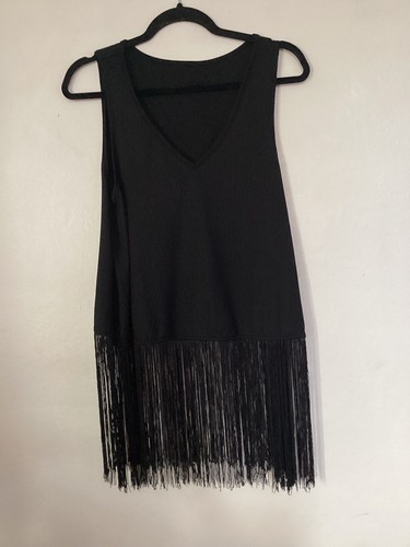 Shein lovely new black - new, fringe