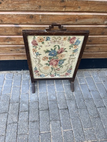 Antique oak framed fireplace - antique,