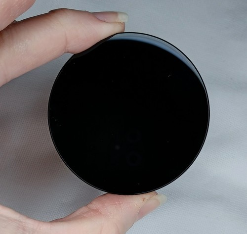 Black obsidian scrying - black,