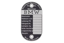 Nameplate for BMW R25, R25/2