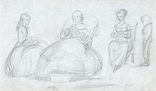 Figures Interior Scene -