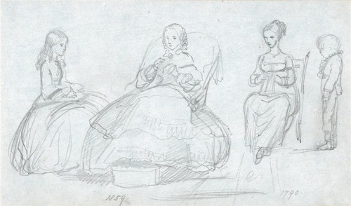 Figures interior scene - figures,