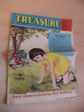 TREASURE MAGAZINE old vintage british 1960s childrens comic NO 74, 13 june 1964