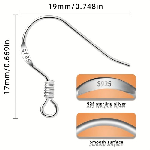 Pair solid 925 sterling - pair,