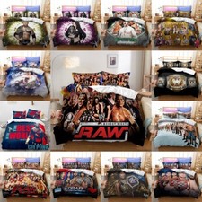 WWE Wrestling Duvet Cover Bedding Set, Big Carpet Floor Rug Mat Living Bedroom
