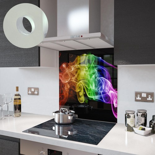 Glass splashbacks black - glass,