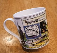 Past Times 'ASHLEY' Bone China Fishing Mug - Used Once Mint Condition