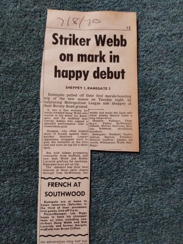 Sk20d ephemera 1970 - sk20d, article