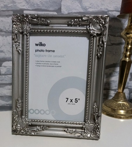 Wilko ornate silver - -, tone