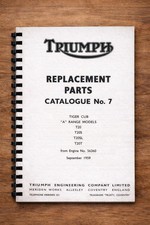 Triumph Tiger Cub Spare  Parts