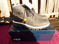 Fila Mens Warm Lined Grey Ankle Boots Size 10.5 UK / 45 EU BNWT Boxed.