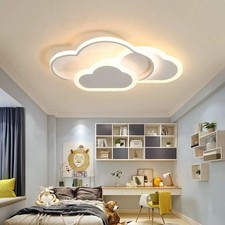 Dimmable LED Ceiling Light Modern Chandeliers Room Bedroom Cloud Lamp Tool