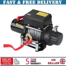 Electric Winch & wire remote Recovery 4600w Synthetic Rope 6125KG/13500LBs 12V