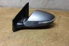 44529 E6C 2017 HYUNDAI I40 NSF LEFT POWER FOLDING WING MIRROR IN GREY. T6S