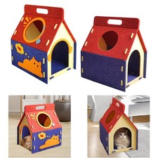 Felt Cat House Spacious