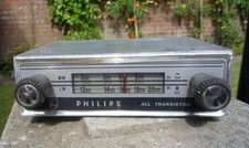 VINTAGE PHILIPS ALL TRANSISTOR 1960s CAR RADIO