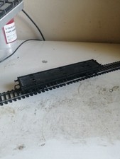 Tri-ang R110 R212 Bogie Bolster wagon Painted Black 00 Guage