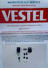 VESTEL 17IPS20 POWER SUPPLY REPAIR KIT Q301 FAILURE READ ADVERT 23253538