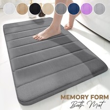 Non Slip Bath Mat Extra Large Bathroom Rug Toilet Pedestal Mats Water Absorbent