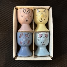 4 Cute Ceramic childrens Egg