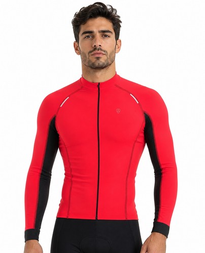 Men winter cycling - top, –