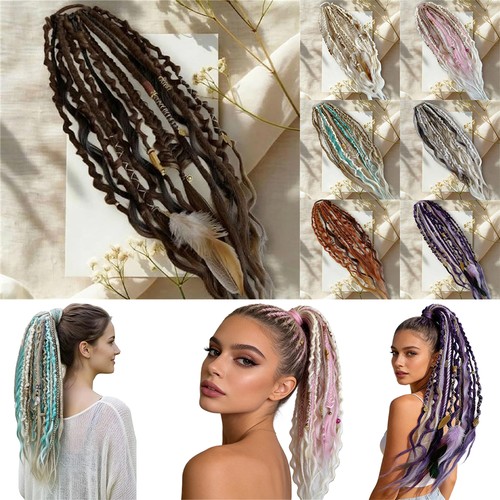 Boho dreadlock hair elastic - hair,