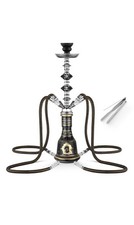 Shisha pipe set 4 Hose Navy