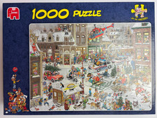 Jan Van Haasteren Christmas 1000 Piece Puzzle Counted & Complete