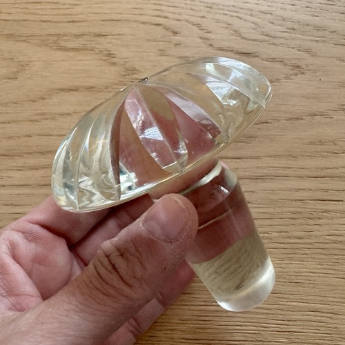 Vintage crystal glass bottle - vintage,