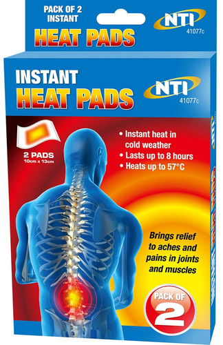 Self adhesive heat pads - heat,