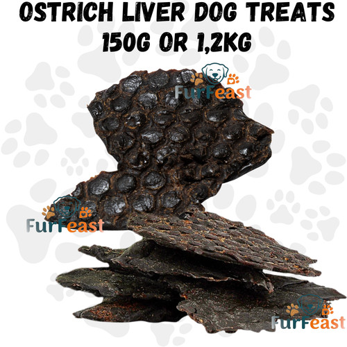 Ostrich liver dog treats 150g - liver,
