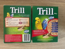 TRILL Budgie Seed 500g x 2PACKS Traditional Budgie Seed Budgie Food FREE POSTAGE