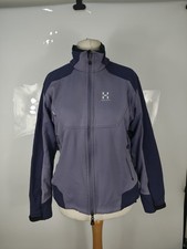 Haglofs Women's Purple Softshell Outdoor Jacket Size M - L UK
