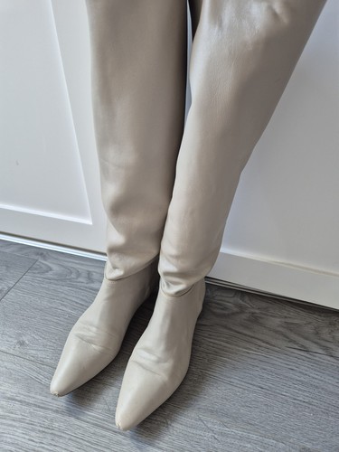 Zara grey leather butter soft - zara,