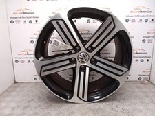 VW GOLF 2019 Mk7 (5G) 18 Inch Alloy 5 Spokes (7.5Jx18) "Cadiz" Wheel 5G0601025BK