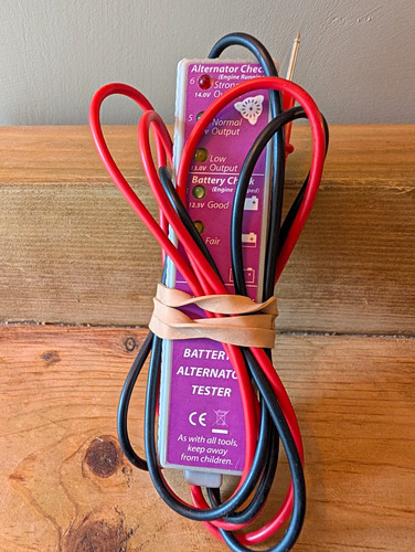 Battery alternator tester - &,