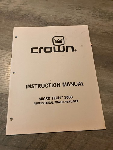 Crown manual micro tech - tech, 1000