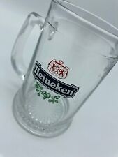 Heineken Half Pint Beer Glass Tankard With Crown Mark - Vintage