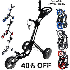 QWIK-FOLD GOLF TROLLEY 3 WHEEL