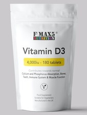 Vitamin D 4000IU - 180 Tablets