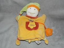 Doudou et Compagnie turtle comforter soft toy yellow Totidou blankie