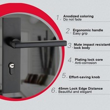 ASpace Aluminum Bedroom Door
