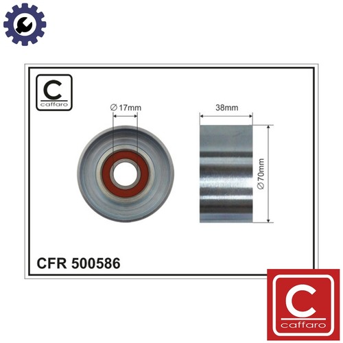 Tensioner pulley vribbed - pulley,