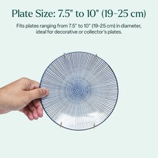 Wire Plate Hangers Brass Wall