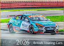 BTCC British Touring Car 2026 A4 Calendar