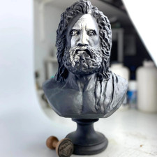 Handmade Zeus Sculpture -